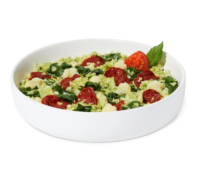 Cauliflower Rice + Pesto